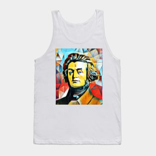 Adam Mickiewicz Abstract Portrait | Adam Mickiewicz Artwork 2 Tank Top